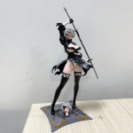 33CM NieR: Automata Yorha B tipo 2B YoRHa A tipo Nr.2 A2 Mergaitės figūrėlė PVC Veiksmo žaislas Statulėlė Kolekcija Anime Modelis Lėlė Dovana gray
