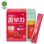5g x 20 mai&scaron;elių / 7 rū&scaron;ių Korėjieti&scaron;kos kasdienės kombučos vaisinės arbatos 380 ml butelis Dovana Sevenberry