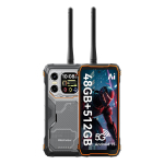 Blackview XPLORE 1 Racija 5G AI Lauko I&scaron;manusis Telefonas 48GB+512GB Mobilusis NFC 16+512 oranžinė