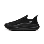Li Ning Cloud Wave Slip On Cushioning Slip Resistant Abrasion Resistant Lightweight Low top Casual Shoes Men's Black AGLW051-5 39.5
