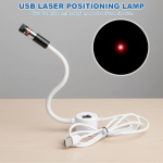 USB magnetinis lazerinis kreiptuvas, raudonas lazerinis padėties nustatymo &scaron;viesos diodas, siuvimo ma&scaron;inai, dygsniavimui, amatų stalui, i&scaron;lygiavimo priedas