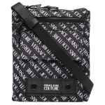 Versace Jeans Couture Nailono Pečių Krep&scaron;ys su Logotipo Spaudiniu Vyri&scaron;kas Pečių Krep&scaron;ys Juodas E1YWAB53-71894-MI9 Basic Set (Bag+Dust Bag)