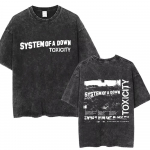 Skalbiama Vintažinė System of A Down Toxicity Albumo Grafinė Mar&scaron;kinėliai Vyrams Moterims Roko Negabaritiniai Mar&scaron;kinėliai Vyras Alternatyvūs Metalo Mar&scaron;kinėliai S