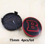 Priekinis variklio dangtis Galinės bagažinės emblema Lipdukas For Brabus w212 w204 G700 w463 w464 w221 w213 w206 GLC GLE w176 w177 GLS G800 smart black