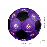 DYDIS 5 ACF Fiorentina Futbolo Kamuolys Spalvotas Visoms Amžiaus Grupėms Ma&scaron;ininiu Siuvimu PVC Paruo&scaron;tas Varžyboms Patvarus Auk&scaron;to At&scaron;okimo