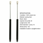 2 vnt. Kemperio dujiniai amortizatoriai Dometic Seitz Heki kemperio liukui stoglangiui 330 mm hidraulinis amortizatorius dujinė spyruoklė RV priedai 2pcs gray