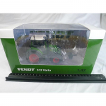 Diecast 1:32 mastelio Fendt 313 Vario Vokietijos Funter traktorius USK Engineering Automobilio lydinio modelis Kolekcionuojamas žaislas Dovana Suvenyras Vitrina gray