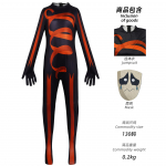 Pomni Cosplay Animacinis Kostiumas Nuostabus Skaitmeninis Cirko Cosplay Ragatha Jax Caine Gangle Zooble Kinger Cosplay Kostiumas Vaikų Dovana Kids 110&Amazing Digital black
