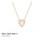 Swarovski Sparkling Dance Dirbtinio Kri&scaron;tolo Karoliai Moteri&scaron;ki 5284188 One Size 1 balta