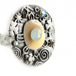 Les Tr&eacute;sors De Lily [E0610] - Bague Cr&eacute;ateur 'Geisha' Beige smėlis