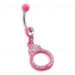Les Tr&eacute;sors De Lily [K0985] - Body Piercing 'Menottes' rose