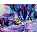 Pilnas 5D &bdquo;pasidaryk pats&ldquo; deimantinis pie&scaron;imas animacinis filmas &bdquo;Animal Cat&ldquo; mozaikos siuvinėjimas kryželiu namų dekoras Rankų darbo 25x30cm
