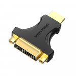 Vėdinimo DVI&ndash;HDMI adapteris Dvikryptis DVI D 24+1 Ki&scaron;tukinis&ndash;HDMI kabelio jungties keitiklis projektoriui HDMI&ndash;DVI HDMI male to DVI Female juoda
