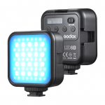 Godox LITEMONS LED6R RGB LED vaizdo lemputė įkraunama mini lemputė 3200K-6500K pritemdoma 13 juoda