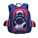 Animacinių filmų kuprinė kūdikiams berniukams Grils mažiems vaikams mokykliniai krep&scaron;iai 3D paveikslėliai kuprinės Vaikams darželio krep&scaron;ys studentų kuprinė 27*20*10cm mėlyna