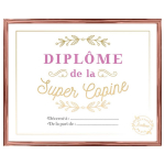 Les Tr&eacute;sors De Lily [A3450] - Cadre dipl&ocirc;me de la 'Super Copine' multicolore - 25x20 cm įvairiaspalvis