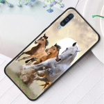 Silikoninis telefono dėklas, skirtas Samsung Galaxy A50 A70 A10 A20e A30 A40 A20s A10s A10e A80 A90 A60 A30s dangtelis, skirtas bėgiojantiems arkliams For Samsung A10s