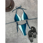 Sexy Splicing Halter Pamink&scaron;tintas mini bikini moteri&scaron;kas maudymosi kostiumėlis Moteri&scaron;kas maudymosi kostiumėlis Dviejų dalių bikinio rinkinys maudymosi kostiumėliui maudymosi moteriai