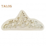 Cake Topper Forma Auk&scaron;tai temperatūrai Atspari Gamybai Maisto klasės Naudingas įspaudų ra&scaron;tas Crown Sugarcraft Fondant Formas konditerijos parduotuvėms &scaron;viesiai pilka spalva