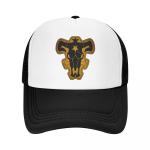 Black Bull Squad Worn Logo Beisbolo kepuraitė Apsauga nuo saulės Reguliuojama Anime Manga Black Clover Trucker Hat Spring Snapback kepurės Trucker Hat