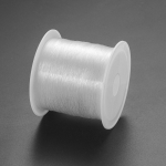 1 ritininis permatomas kri&scaron;tolinis be elastinio laido karoliukų tamprus laidas be elastinės linijos rankų darbo &bdquo;pasidaryk pats&ldquo; papuo&scaron;alų kūrimo reikmenys 90m x 0.2mm