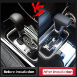 Pavarų perjungimo svirtis Mitsubishi OUTLANDER ASX EX l200 2022 automobiliui, automatinė, odinė, svirties, pavarų perjungimo svirties galvutė, pavarų dėžė Type B