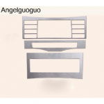 Angelguoguo Car styling For Mercedes Benz E Class W212 2009-2015 Center console CD air conditioning control panel frame sidabras