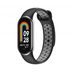 Silikoninis laikrodžio dirželis, skirtas Mi Band 8 TPU vandeniui atsparus prakaitui, reguliuojamo ilgio laikrodžio apyrankės keitimo priedai