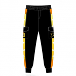 Anime Demon Slayer Kasdieninės kelnės Animacinis filmas Kamado Tanjirou Agatsuma Zenitsu Tomioka Giyuu sportinės kelnės mados unisex XXL