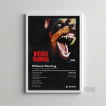 Pop repo muzikos albumo vir&scaron;elio atlikėjas 21 Savage Plakatas Estetika Reperis Hiphopo rokas be įspėjimo Drobės menas Namų kambario sienų dekoras 30x40cm No Frame