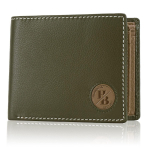 HORNBULL Billy Olive/Mud Mens Odinė piniginė | Auk&scaron;čiausios kokybės odinė piniginė vyrams |