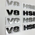 La/nd Ro/ver Range Rover V8 HSE raidžių ženkliukas logotipas emblema lipdukas Glossy black v8