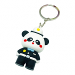 Puikus Panda raktų laikiklis Juokinga sklandi dovana A