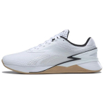 Reebok Nano X3 Balti Juodi Guminiai Unisex Sportbačiai Avalynė-Baltas Pagrindas-Juodas Guma-Guma HP6074 43