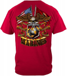 Jūrų pėstininkų kepurė Usmc Dvigubas erelis ir vėliavos Fo Add81 Mm2161L Unisex mar&scaron;kinėliai S