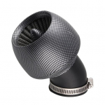 48 mm universalaus motociklo motociklo keturračio &bdquo;Dirt Bike&ldquo; oro filtro valiklio keitimas juoda