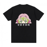 Demon Slayer Kimetsu No Yaiba Swordsmith Village mar&scaron;kinėliai Unisex Estetical Graphic Mitsuri mar&scaron;kinėliai Unisex Anime Unisexga Sand Cotton Tee 2XL