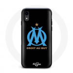 Coque Iphone X foot olympique de marseille bleu