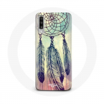 Coque samsung galaxy A70 Attrape r&ecirc;ve color&eacute; marron