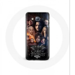 Coque pour Samsung Galaxy A3 Game of Thrones Saison 8 Le Tr&ocirc;ne de Fer L'affiche de L'&eacute;quipage Logo A