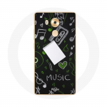 Coque pour Huawei Mate 8 Music cl&eacute; de sol