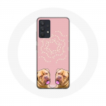 Coque pour Samsung Galaxy A13 5G Dogue de Bordeaux sym&eacute;trique photo