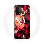 Coque pour Oppo A74 Tanjiro Demon Slayer Kimetsu no Yaiba en col&egrave;re