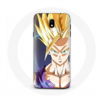 Coque pour Samsung Galaxy S5 Dragon Ball Manga Sangoku Visage &eacute;nerv&eacute;