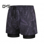 Vyri&scaron;ki maudymosi &scaron;ortai Slim Fit Dvisluoksniai Greitai džiūstantys Konservatyvūs Kvėpuojantys Maudymosi Elastinis juosmuo Spausdinti maudymosi &scaron;ortai Vandens sporto drabužiai 3XL mėlyna