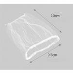 100 vnt. vienkartinis kriauklės filtras virtuvės kanalizacijos tinklas &scaron;iuk&scaron;lių filtro mai&scaron;elis kriauklės sietelio priedai Vonios kambarys0 Nutekėjimas Plaukai Antiblokavimo