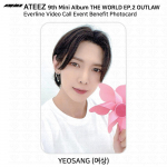ATEEZ THE WORLD EP.2 OUTLOW Fan Sign Event Benefit Photocard Minirecord Everline Yeosang - EL Video Call