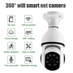 1080P i&scaron;manioji &bdquo;Wi-Fi&ldquo; kamera, vidinė 2,4G ir 5G belaidė &bdquo;Wi-Fi&ldquo; IP PTZ stebėjimo kamera, 360&deg; pasukama automatinio sekimo naktinio matymo dvipusio pokalbio CCTV IR kamera 2.4G