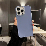 Elektrolitiniu būdu dengtas objektyvo rėmelis telefono dėklas iPhone 15 14 13 12 11 Pro Max X XR XS Max 7 8 Plus SE vientisos spalvos silikoninis galinis dangtelis For iPhoneSE 2020