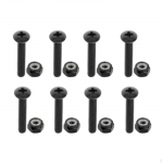 Longboard riedlenčių surinkimo dalims Black_35mm_8pcs